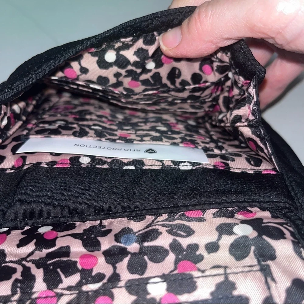 Vera Bradley Microfiber Mini Hipster Crossbody Purse with RFID Protection